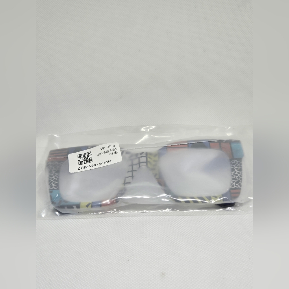 Colorful Geometric Patterned Glasses - Picture 7 of 7